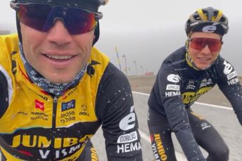 Interview | Van Aert himself chose "extra challenge" at 3,000 meters: "Managed everything, but with a raincoat on"